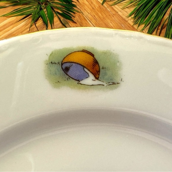 VINTAGE Little Miss Muffet Nursery Rhyme Plate - Classic Children’s Illustration - Picture 5 of 11